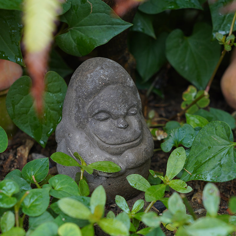 Spirited Away Two-Faced Guardian Statue – Hand-Carved Cement Garden Sculpture, Anime-Inspired Outdoor Decor