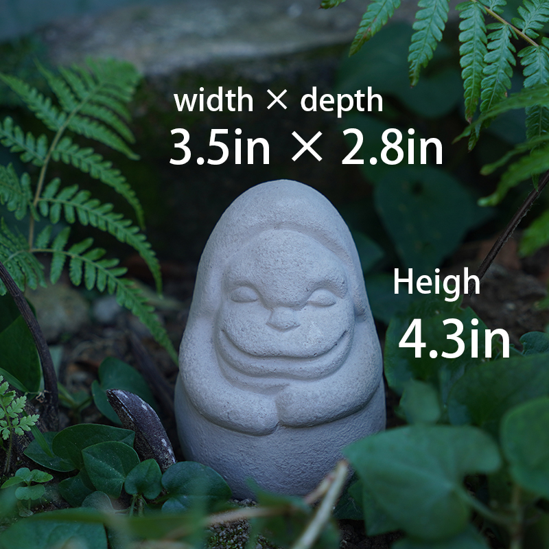 Spirited Away Two-Faced Guardian Statue – Hand-Carved Cement Garden Sculpture, Anime-Inspired Outdoor Decor