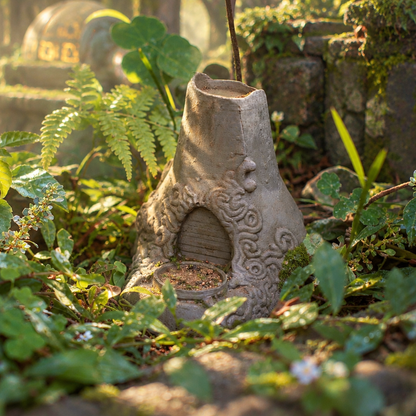 Handcrafted Hyrule Temple Statue – Zelda-Inspired Fantasy Decor, Handmade Ring Holder, Reptile Feeding Dish & Garden Ornament